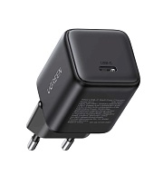 Сетевое зарядное устройство Ugreen X513 (Type-C/3A/30W/быстрая зарядка/чёрное) Чёрный