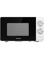 Микроволновая печь Gorenje MO20E1W (Essential / 20 л, 800 Вт, переключатели поворотный механизм, белый/черный) Белый