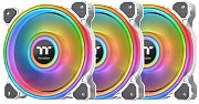 Комплект кулеров для корпуса Thermaltake Riing Quad 12 RGB Radiator Fan TT Premium Edition 3 Fan Pack - White (Controller included) (CL-F100-PL12SW-A)
