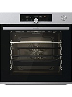 Духовой шкаф с добавлением пара Gorenje BSA6747A04X (Advanced / 77 л / до 300 °C / Чёрный, стекло / CataClean / Per.Grill / телескоп. напр. (x2) / A+