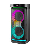 Беспроводная портативная колонка Defender Boomer 150 / 150W / USB / Bluetooth / LED подсветка / дисплей / караоке