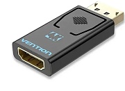 Адаптер-переходник премиум Vention DisplayPort 20M > HDMI F 4K (HBMB0)
