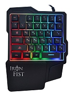 Игровой блок Оклик 701G IRON FIST черный USB Чёрный
