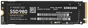 Жесткий диск SSD M.2 250 ГБ Samsung 980 NVMe PCI-E 3.0 x4, TLC, R2900/W1300 МБ/с, 2280, 150 TBW (MZ-V8V250BW)