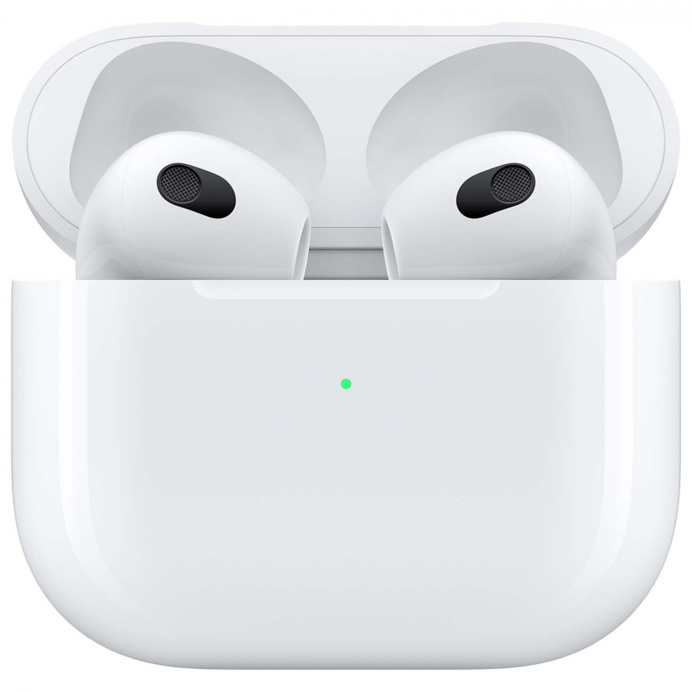 Беспроводные TWS наушники с микрофоном Apple Airpods 3 EU (с Lightning зарядным кейсом)