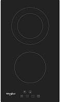 Поверхность электрическая Whirlpool WRD 6030 B (Черная / стеклокерамика / 2 конфорки / 2,9 кВт)