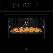 Духовой шкаф Electrolux EOFDP46BK (SurroundCook 500 / 65 л / до 250°C / Чёрный, стекло / Пиролиз / боковые напр. / SoftClose)