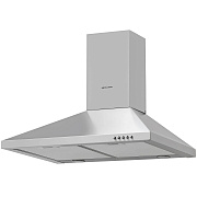 Вытяжка каминная KRONA BRIEF 600 INOX PB (910 м³/ч / 125 Вт / LED лампа 2x3 Вт / ширина - 60 см / нерж. сталь / металл)