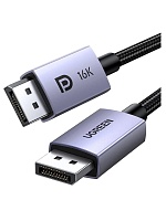 Кабель Displayport - Displayport Ugreen DP 118 (25862), DP v2.0 16K@30Hz, вилка-вилка, длина - 3 метра