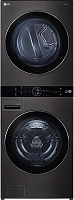 Стирально-сушильная машина LG WT1310YJ (WashTower / 66см / 13/10кг / 1400об / пар / AI DD / TurboWash™360 / Wi-Fi / Inverter DD / A+++ / Чёрная)