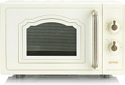 Микроволновая печь Gorenje MO4250TCLI (Classico / 20 л, 700 Вт, переключатели поворотный механизм, бежевый) Бежевый