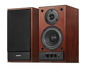 Колонки 2.0 SVEN SPS-702 / 40W / Питание - 220В / Аудиовыход на наушники / Коричнеый / Корпус - дерево (MDF)  Коричневый
