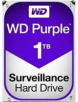 Жесткий диск  1 000Gb WD 64Mb SATA WD11PURZ Purple  для систем наблюдения 
