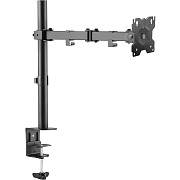 Крепление для монитора ONKRON D121E чёрный, для 13"-34", наклон 45°, поворот 180°, нагрузка до 8 кг, расстояние до стола 0-450 мм Чёрный
