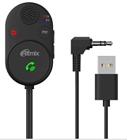 Адаптер Bluetooth Ritmix BTR-100 Bluetooth 5.0 Автомобильный Bluetooth-ресивер-трансмиттер с функцией шумоподавления 