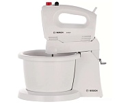 Миксер стационарный Bosch MFQ2600W (375Вт/  скоростей 4/ корпус пластик/ насадок 4/ турборежим/ белый) 