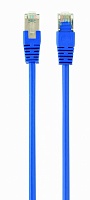 Патч-корд Gembird 1м. Экранированный PP22-1M/B 5е, коннекторы 50u" 8P8C 