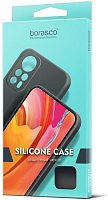 Чехол-накладка Borasco, Silicone для Infinix Note 40 Pro черный