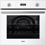Духовой шкаф Haier HOD-P08TGW (70 л / Белое стекло / Гриль / Телескоп.напр.(x1) / AquaClean / A+) Белый