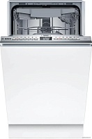 Машина посудомоечная встраиваемая 45 см Bosch SPV4EMX61E (Serie4 / 10 комплектов / 3 полки / расход воды - 6,7 л / InfoLight / Home Connect / А++)
