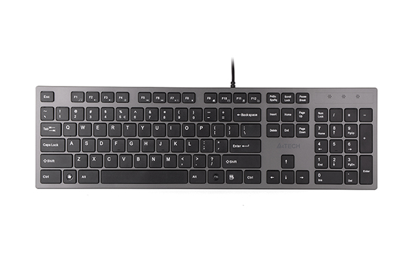 Клавиатура A4Tech KV-300H, USB, серый