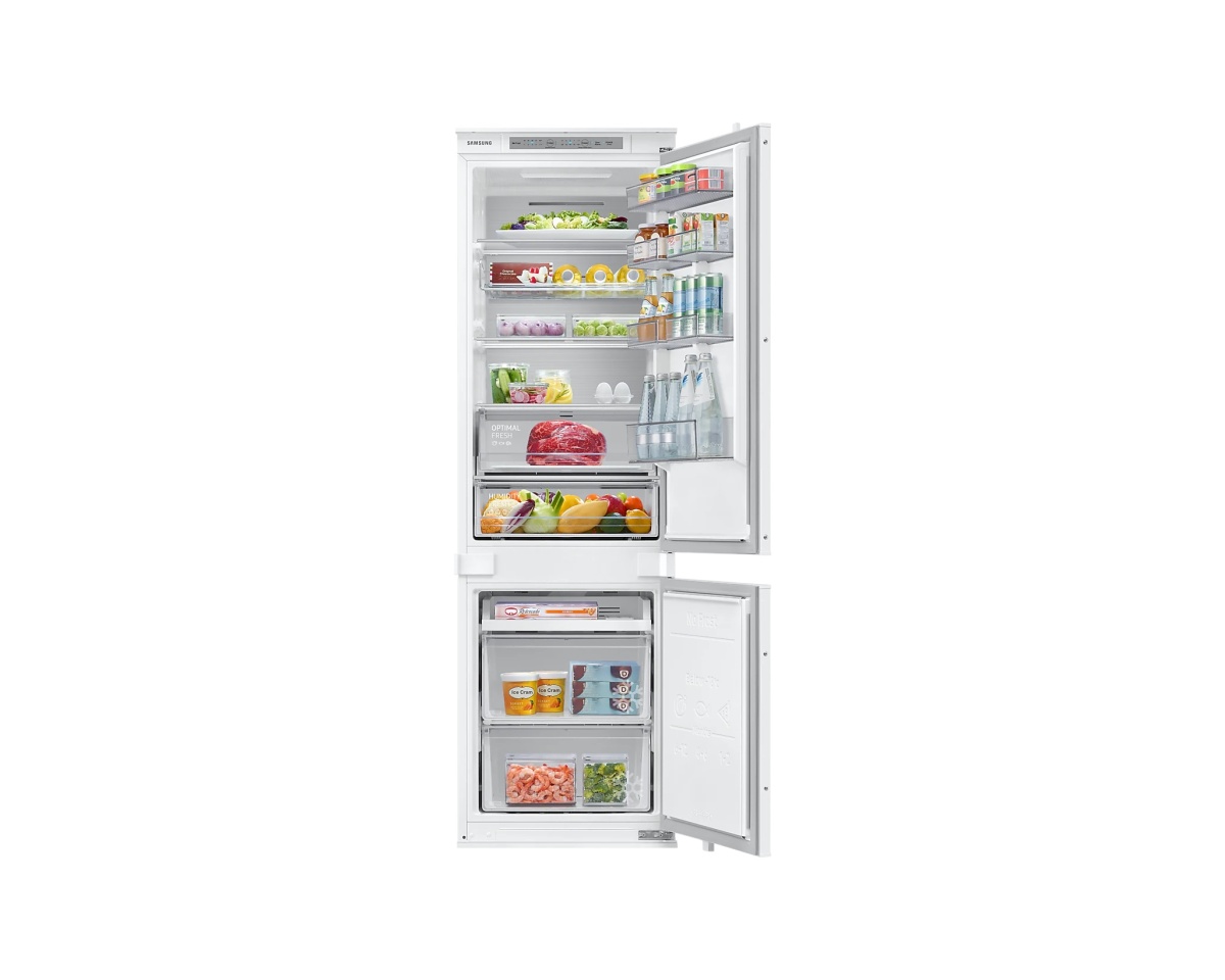 Холодильник встраиваемый Samsung BRB26705FWW (Объем - 267л/ Высота - 177.5см/ Слайдерное крепл. фасадов /Metal Cooling / All-Around Cooling / NoFrost)