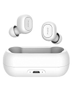 Беспроводные TWS наушники QCY-T1C, (Bluetooth 5.0, AAC, SBC), Белые