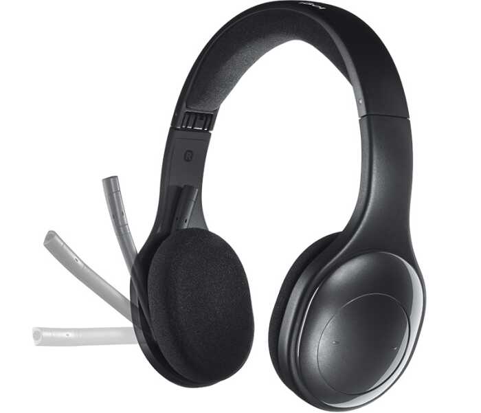 logitech h800 bluetooth wireless headset black 981 000338