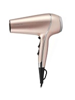 Фен Polaris PHD 2503TDi Розовый (полноразмерный/ 2500 Вт / 3 режима / холодный воздух / шнур - 1,75 м / ионизация, защита окрашенных волос/ диффузор)