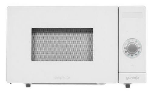 Микроволновая печь Gorenje MO235SYW (Simplicity 2.1 / 23 л, 900 Вт, переключатели поворотный механизм, сенсор, гриль, дисплей. белый)