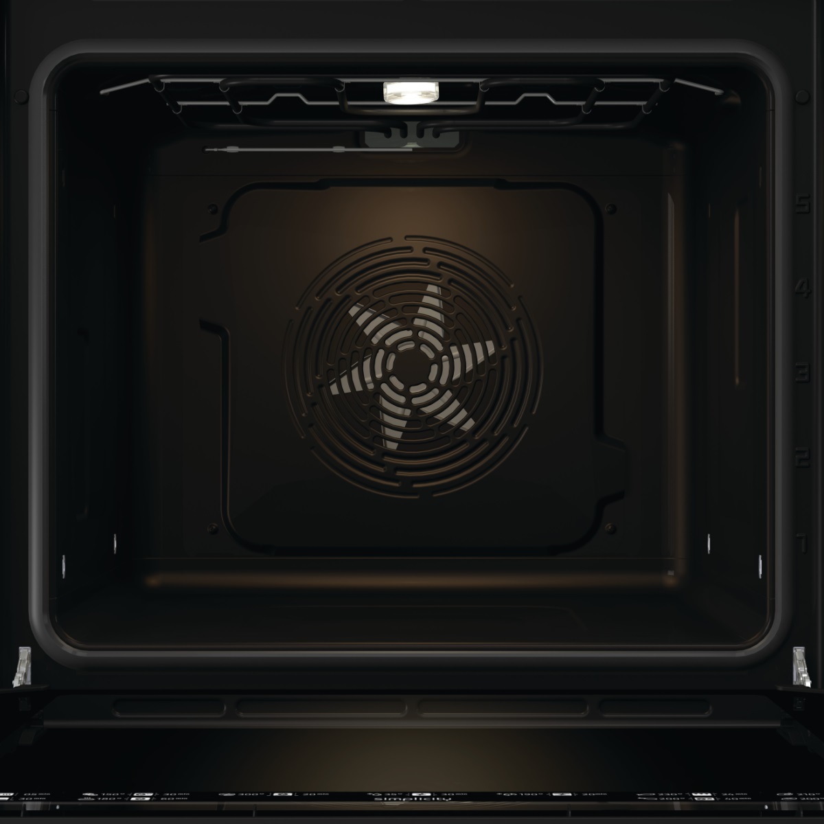 Духовой шкаф Gorenje BOS67371SYB (Simplicity 2.2 / 77 л / до 300 °C / Чёрный, стекло / AquaClean / PerfectGrill / съемные направляющие / А / IconLED)