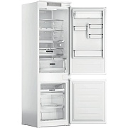 Холодильник встраиваемый Whirlpool WHC18 T572 (Объем - 250 л / Высота - 177 см / Слайдерное крепление фасадов / A+ / Белый / Морозилка - NoFrost) Белый