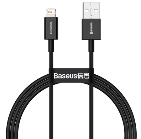 Кабель Baseus Superior Series Lightning - USB 1 метр, черный