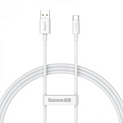 Кабель Baseus Superior Series 65W USB to Type-C, 1 м, белый