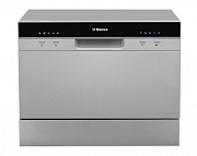 Машина посудомоечная отдельностоящая компактная Hansa ZWM556SH (6 комплектов / Расход воды - 6,5 л / AntiFlood / Серый)