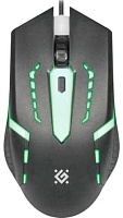 Проводная мышь Defender Flash MB-600L, (Проводная 1.5м/1200 dpi), Черная