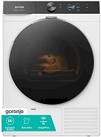 Сушильная машина с тепловым насосом Gorenje DG89D (62.5 см / 9кг / TwinAir / AntiCrease / Wi-Fi / PowerPlusMotor / A+++)