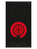 Поверхность электрическая Bosch PKF375FP2E (Serie6 / Domino / черный / стеклокерамика / 2 конфорки)