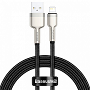 Кабель Baseus Cafule Series Lightning - USB 1м, черный Чёрный