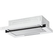 Вытяжка телескопическая KRONA KERRY E 600 WHITE PB V2 (660 м³/ч / 85 Вт / LED освещение 2x1 Вт / ширина - 59,7 см / белый / металл)