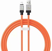 Кабель Baseus CoolPlay Series Lightning - USB, 1м, Оранжевый