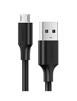 Кабель USB 2.0 Type-A - Micro USB Ugreen US289, длина - 2.0 метра, черный Чёрный