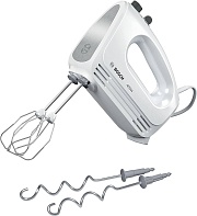 Миксер Bosch MFQ24200 (400Вт/ ручной/ скоростей 4/ корпус пластик/ насадок 4/ турборежим/ белый) 