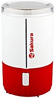 Кофемолка Sakura SA-6160WR (150 Вт / 50 г / белый, красный)