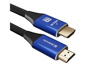 Кабель HDMI - HDMI DEFENDER (08 HDMI M-M, ver 2.1), вилка-вилка, HDMI 2.1, длина - 2 метра Чёрный