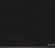 Поверхность индукционная Bosch PVS63KHC1E (Serie6 / Чёрное стекло / 4 конфорки (1,6/2,0/2,5/2,5кВт) / CombiZone / Power Boost / HomeConnect / 6,9кВт.)