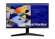 Монитор 24" Samsung LS24C310EAEXXS IPS/1920x1080/5 мс/250 кд/м2/HDMI/VGA/75 Гц/розетка UK/ докупить переходник или кабель "8"  Чёрный
