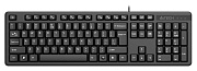 Клавиатура A4Tech KK-3, 1.5м., черный. Черный матовый