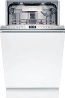 Машина посудомоечная встраиваемая 45 см Bosch SPV6EMX05E (Serie6 / 10 комплектов / 3 полки / расход воды - 8.9л / TimeLight / Home Connect / А+++)