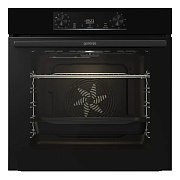 Духовой шкаф Gorenje BO6735E02BKOT (Essential / 77 л / до 300 °C / Чёрный, стекло / AquaClean / PerfectGrill / съемные направляющие / А / IconLED)